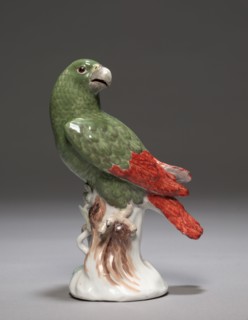 Candelabrum with Parrot (Parrot), c. 1740. Meissen Porcelain Factory (German), Johann Joachim