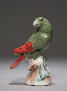 Candelabrum with Parrot (Parrot), c. 1740. Meissen Porcelain Factory (German), Johann Joachim