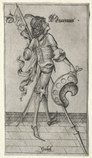 St. Quirinus. Israhel van Meckenem (German, c. 1440-1503). Engraving
