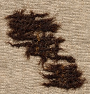Fragment of Tabby Cloth, 3rd century. Syria, 3rd century. Tabby weave: goat's hair; average: 7 x 4