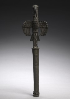 Clapper, possibly 1800s. Guinea Coast, Nigeria, Benin Kingdom, Edo, possibly 19th century. Brass;
