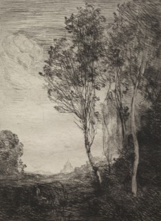 Souvenir of Italy, 1866. Jean Baptiste Camille Corot (French, 1796-1875), Cadart and Chevalier.