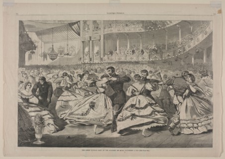 The Great Russian Ball at the Academy of Music, November 5, 1863, 1863. Winslow Homer (American,