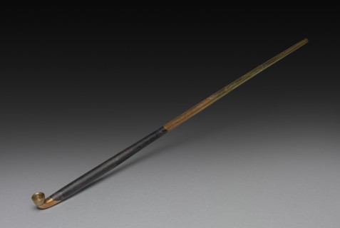 Tobacco Pipe, 18th-19th century. Japan, Edo Period (1615-1868). Metals; overall: 36.9 cm (14 1/2 in