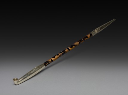 Tobacco Pipe, 19th century. Japan, Edo Period (1615-1868). Wood and metal; overall: 43.6 cm (17