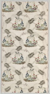 Silk Brocade, 1700s. England, Spitalfields ?, 18th century. Silk; overall: 106.7 x 54.3 cm (42 x 21