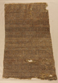 Fragment with star and cross design from the tomb of Don Felipe, 1200-1274. Spain, probably Almeria