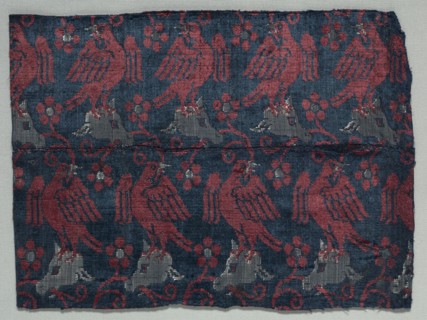 Velvet Fragment, 1375-1399. Italy, last quarter of 14th century. Velvet; silk; overall: 20.3 x 26.7