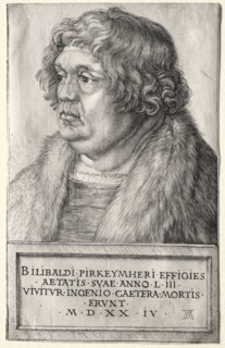 Willibald Pirkheimer, 1524. Albrecht Dürer (German, 1471-1528). Engraving