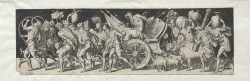 Combats and Triumphs No. 2:  Triumphant March. Etienne Delaune (French, 1518/19-c. 1583). Engraving