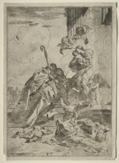 Three  Lucchese Saints interceding with the Virgin for the Victims of the plague, ca. 1630-31.