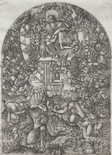 The Apocalpse:  St. John Summoned to Heaven, 1555. Jean Duvet (French, 1485-1561). Engraving;