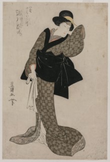 Segawa Roko as Hachizo's Wife Ohatsu, c. 1805. Utagawa Toyokuni (Japanese, 1769-1825). Color