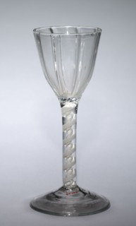 Wine Glass, 1775-1810. England, late 18th-early 19th century. Glass; diameter: 6.9 cm (2 11/16 in