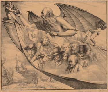 Allegory:  Portraits of the Artist at Different Ages, 1818. Dominique Vivant Denon (French,