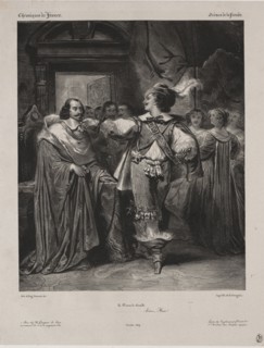 Chronicles of France:  Scene of the Fronde - The Prince of Condé, 1829. Eugène François Marie