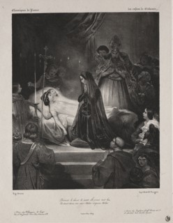Chronicles of France:  The Children of Clodomir, 1829. Eugène François Marie Joseph Devéria