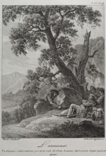 Spanish Campaign:  The Assassination. Baron Louis Albert Guillain Bacler d'Alber (French,