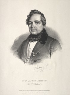Dr. Friedrich August von Ammon, 1838. Franz Seraph Hanfstaengl (German, 1804-1877). Lithograph