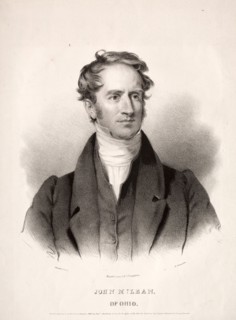 John McLean of Ohio, 1832. Albert Newsam (American, 1809-1864). Lithograph