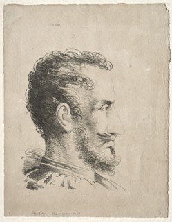 Profile Head. Friedrich Wilhelm Reuter (German, 1768-1834). Lithograph