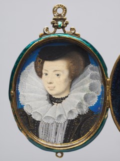 Portrait of a Woman, c. 1593. Nicholas Hilliard (British, c. 1547-1619). Watercolor on vellum in a