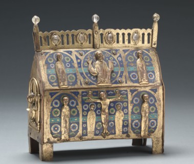 Chasse, c. 1225-1250. France, Limousin, Limoges, Gothic period, 13th century. Copper: repoussé,