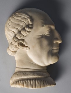 Portrait of Francesco Sforza, 1450-1499. Italy, Lombardy, 15th century. Marble; head: 28 x 19.7 x 4