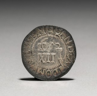 Oak Tree Shilling (reverse), 1652. John Hull (American, 1624-1683), Robert Sanderson (American,