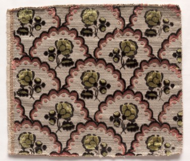 Textile Fragment, 1774-1793. France, late 18th century, Period of Louis XVI (1774-1793). Velvet