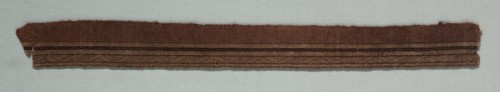 Two Galloon Fragments Mounted Together, late 1000s. Italy, Sicily, end of 11th century. Tablet