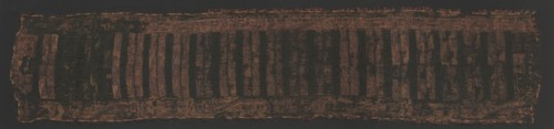 Headcloth, c. 600-400 B.C.. Peru, South Coast, Paracas, Middle Period, c. 600-400 BC (Early