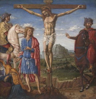 The Crucifixion, 1470s. Matteo di Giovanni (Italian, c. 1435-1495). Tempera and oil with gold on