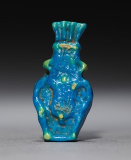 Amulet of Bes, 30 BC-AD 395. Egypt, Greco-Roman Period, Roman Empire. Polychrome faience; average: