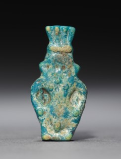Amulet of Bes, 30 BC-AD 395. Egypt, Greco-Roman Period, Roman Empire. Polychrome faience; average: