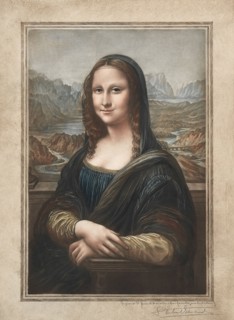 Mona Lisa, 19th-20th century. Samuel Arlent-Edwards (American, 1862-1938). Mezzotint