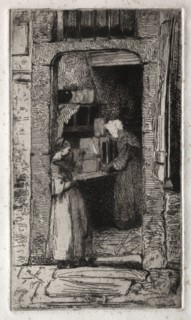 Twelve Etchings from Nature:  La Marchande de Moutarde, 1858. James McNeill Whistler (American,
