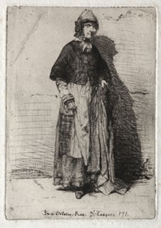 Twelve Etchings from Nature:  La Mère Gérard, 1858. James McNeill Whistler (American, 1834-1903).