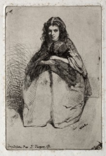 Twelve Etchings from Nature:  Fumette, 1858. James McNeill Whistler (American, 1834-1903). Etching