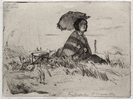 Twelve Etchings from Nature:  En Plein Soleil, 1858. James McNeill Whistler (American, 1834-1903).