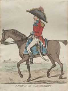 A View of Somerset, 1811. Richard Dighton (British, 1795-1880). Etching, hand colored