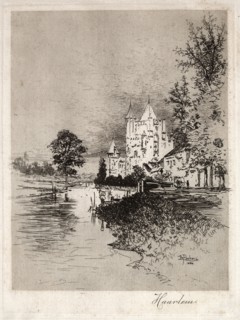 Haarlem, 1884. Joseph Pennell (American, 1857-1926). Etching