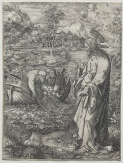 Jesus Calling to St. Peter and St. Andrew, 1523. Dirk Vellert (Netherlandish, 1480/85-1547).