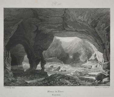 Voyages pittoresques et romantiques dans l'ancienne France.  Franche-Comté:  Source du Lison, 1825.