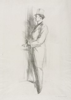 Sir Max Beerbohm, 1896. Charles Hasslewood Shannon (British, 1863-1937). Lithograph