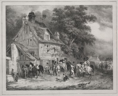 Album of 1829:  Souvenir of Normandy, 1828. Joseph-Louis-Hippolyte Bellangé (French, 1800-1866),