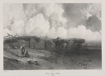 Voyages pittoresques et romantiques dans l'ancienne France: Bretagne: Dolmen de Parc-ar-Colmen, c.