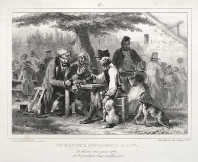 Album for 1832:  Un famous diplomat à dit..., 1832. Auguste Raffet (French, 1804-1860). Lithograph