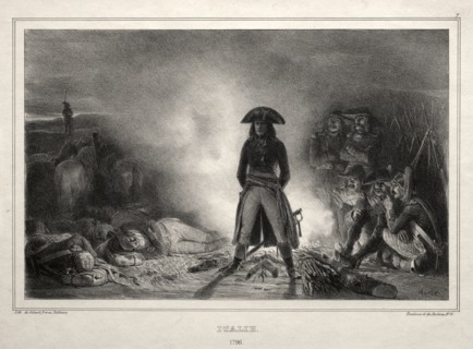 Album for 1836:  Italy, 1796, Napoleon Bonaparte, 1836. Auguste Raffet (French, 1804-1860).