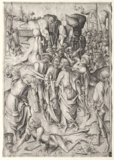 The Passion:  Christ Taken Captive. Israhel van Meckenem (German, c. 1440-1503). Engraving